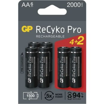 GP ReCyko Pro AA 6ks 1033226200