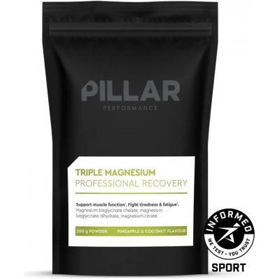 Pillar Triple Magnesium Powder pineapple coconut sáček 200 g – Hledejceny.cz