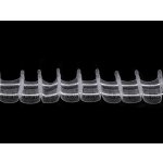 Záclonovka tužkové řasení - různé šíře Varianta: transparent, Šíře: 25 mm – Zbozi.Blesk.cz