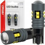 Amio 2ks LED 12V/24V 5W W2,1x9,5d čirá CANBUS – Hledejceny.cz