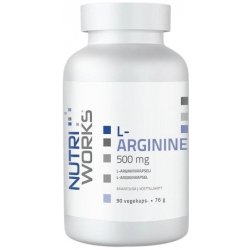 NutriWorks L-Arginine 500 90 kapslí