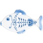 Český porcelán Dubí Vánoční ozdoba rybička závěs II cibulový porcelán 10229 – Hledejceny.cz
