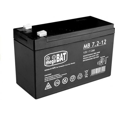 LeanToys AGM gelová baterie pro auto na 12V7.2 baterie – Hledejceny.cz