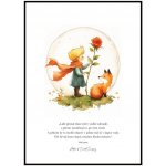 Jen tak z lásky Plakát Malý princ - Musíme hledat srdcem Rozměr plakátu: A4 (21 x 29,7 cm) – Zboží Dáma