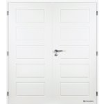 Doornite hladké bílé OREGON dvoukřídlé 125 cm – Sleviste.cz