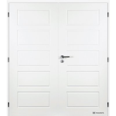 Doornite hladké bílé OREGON dvoukřídlé 125 cm – Zbozi.Blesk.cz