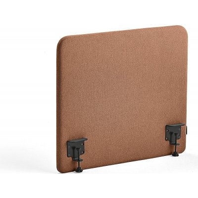 Zone stolový paraván černé svorky potah Rivet měděná 80 X 65 x 3,6 cm – Zboží Dáma