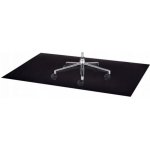 SPRINGOS Podložka 140 x 100 cm extra silná pod židli / na stůl černá – Zboží Mobilmania