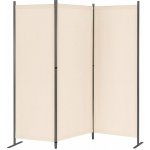 MultiGarden AW-022/3TLG Skládací zahradní a pokojový paraván 3 dílný 167 x 164 cm béžový – Zboží Mobilmania