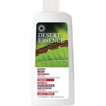 Desert Essence Ústní voda Neem skořice a máta 480 ml