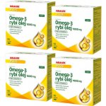 Walmark Omega-3 rybí olej FORTE 1000 mg, 4 x 90 tablet – Hledejceny.cz