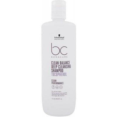 Schwarzkopf Professional BC Bonacure Clean Šampon Balance Tocopherol Shampoo 1000 ml – Zbozi.Blesk.cz