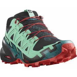 Salomon Speedcross 6 W Black/Biscay green/fiery red