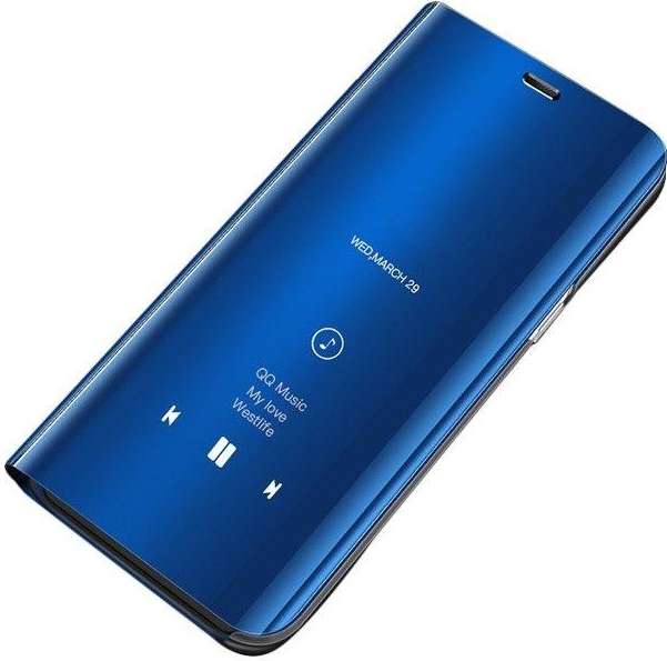 Pouzdro Beweare Clear View Samsung Galaxy S9 - modré