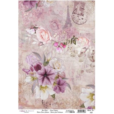 Rýžový papír Cadence, A3 - Prokvetlá Paříž – Zboží Mobilmania