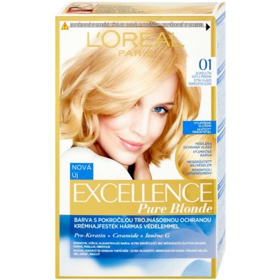 L'Oréal Excellence Blonde Supreme 01 přírodní Ultra Blond 172 ml – Sleviste.cz