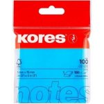 Kores Samolepicí bločky 75x75 / 100 lístků v bločku, FSC - modré (47094) – Hledejceny.cz