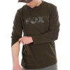 Rybářské tričko, svetr, mikina Fox Long Sleeve Khaki Camo T-Shirt