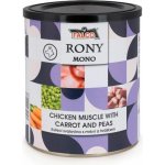 Rony Mono kuřecí svalovina s mrkví a hráškem 800 g – Hledejceny.cz