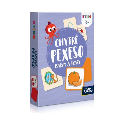 Albi Chytré pexeso: Barvy a tvary 2. vydání - Kvído – Zboží Živě