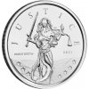Stříbrná mince Gibraltar Lady Justice 1 Oz