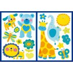 Legler Dekorativní nálepky Zvířátka cca 12 x 9 cm 54 x 24 cm – Sleviste.cz