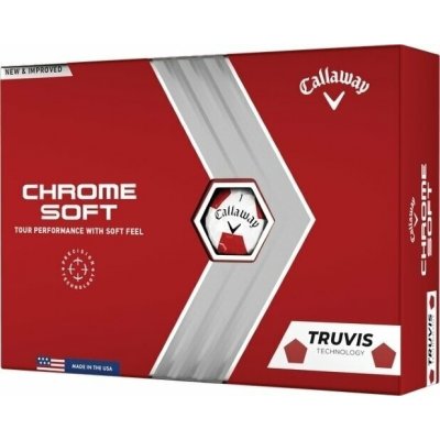 Callaway Chrome Soft Truvis míčky 12 ks – Zboží Mobilmania