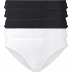 Esmara Dámské krajkové kalhotky 5 kusů černá bílá – Zboží Mobilmania