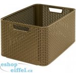 CURVER Úložný box "RATTAN STYLE2"- L - dark mocha – Hledejceny.cz