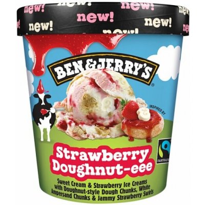 Ben & Jerry's Strawberry Doughnut-eee 465ml – Hledejceny.cz