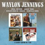 Waylon Jennings - Folk-country/leavin' Town/waylon Sings Ol' Harlan/nashville Rebel - 4 Albums On CDs CD – Hledejceny.cz