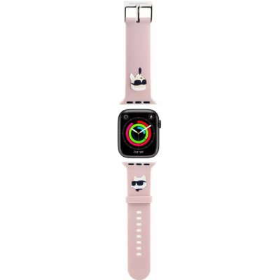 Karl Lagerfeld Karl and Choupette Head NFT pro Apple Watch 38/40/41 Pink KLAWMSLKCNP – Zboží Živě
