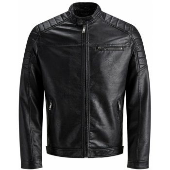 Jack&Jones pánská bunda Jjerocky Black PU