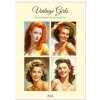 Kalendář Vintage Girls. Die schönsten Pin-up Gesichter Wand DIN A3 hoch CALVENDO Monats 2024