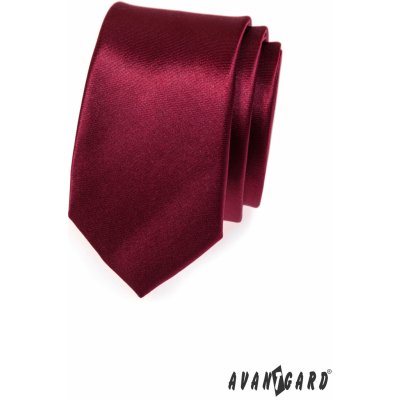 Avantgard Bordó slim jemně lesklá kravata – Hledejceny.cz