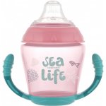 Canpol babies nevylévací hrníček se silikonovým ventilem sea life růžový 56/501 pin 230 ml – Zboží Dáma