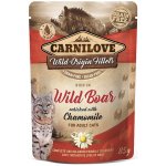 Carnilove Cat Wild Boar with Chamomile 85 g – Sleviste.cz