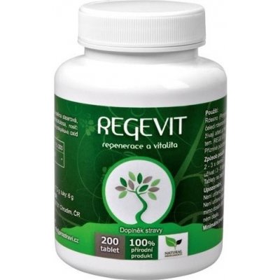 Natural Medicaments Regevit 200 kapslí – Hledejceny.cz