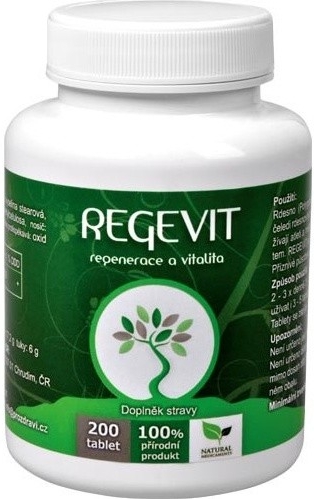 Natural Medicaments Regevit 200 kapslí