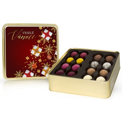 Selllot Veselé Vánoce Výběr čokoládových truffles mix 400 g – Zboží Dáma