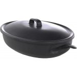 BELIS Smaltovaný oválný pekáč s poklicí nízký 32 x 24 x 7 cm 5 l BSE 97232-67B00005 – Hledejceny.cz