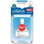 Dr. Brown´s savička úzké hrdlo 2 ks Typ 1 transparentní – Zboží Mobilmania