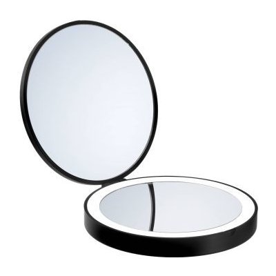 Smedbo Outline Lite Bad FB627 cestovní kosmetické zrcátko LED černá – Hledejceny.cz