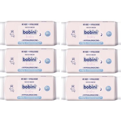 Bobini Vlhčené ubrousky s vitamínem E 60 ks – Hledejceny.cz