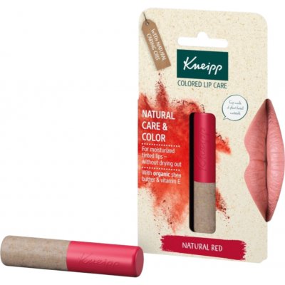 Kneipp Barevný balzám na rty Natural Red 3,5 g – Zboží Dáma