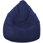 Toffel Sedací vak MAXI COMFORT Plyš 125x95 cm Vzor: tmavě modrá – Sleviste.cz