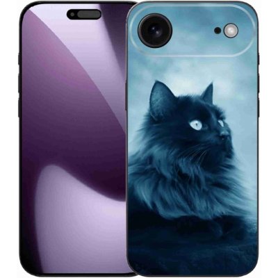mmCase na iPhone 17 Air - černá kočka 1 – Zboží Mobilmania