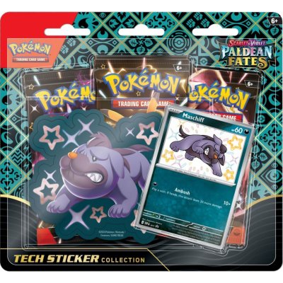 Pokémon TCG Paldean Fates Tech Sticker Collection Maschiff – Zboží Mobilmania