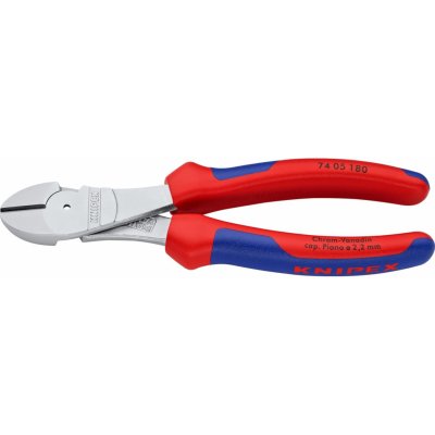 Knipex Silové boční štípací kleště, chromované, vícesložkové návleky, 180 mm – Zbozi.Blesk.cz