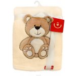 Bobobaby Dětská deka KCSN 08 béžový medvídek – Sleviste.cz